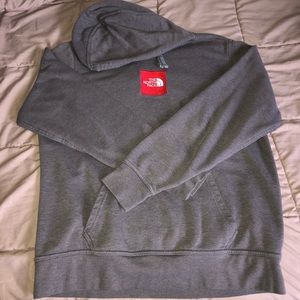 GUC North Face Red Box Logo Hoodie